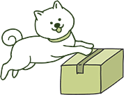 ワンちゃんのイラスト